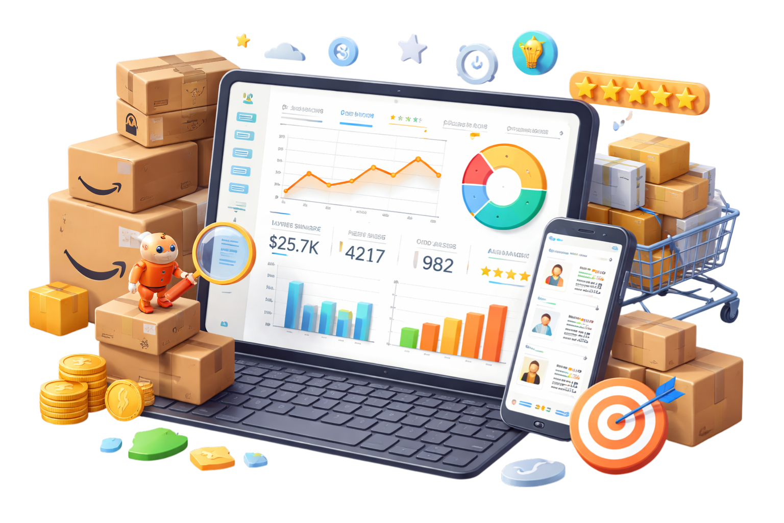 Amazon Seller Analytics - SP-API and Brand Analytics powered analytics