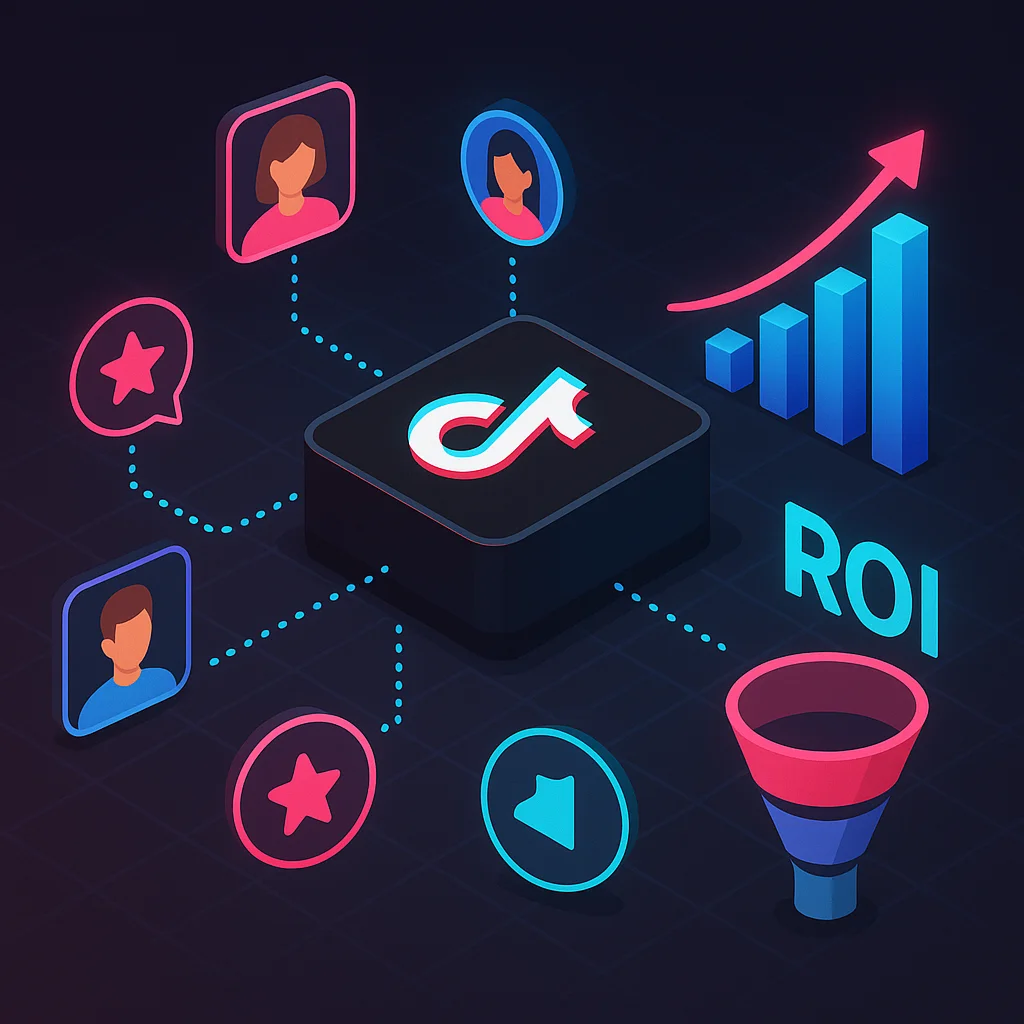 TikTok Social ROI Illustration
